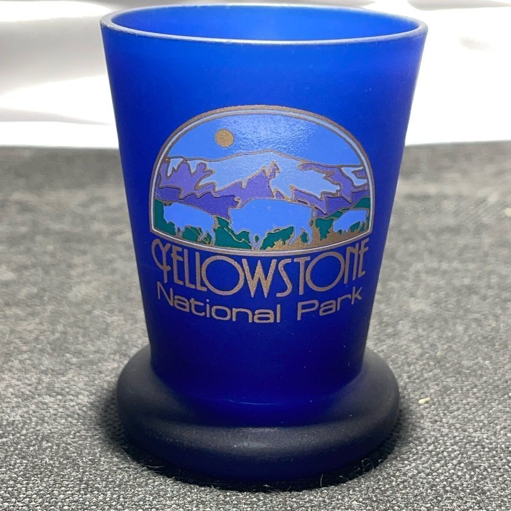 Yellowstone national park shot glass